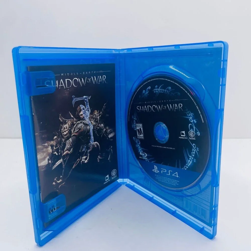 Middle-earth: Shadow of War PS4 (Sony PlayStation 4, 2017) Complete W/ Manual